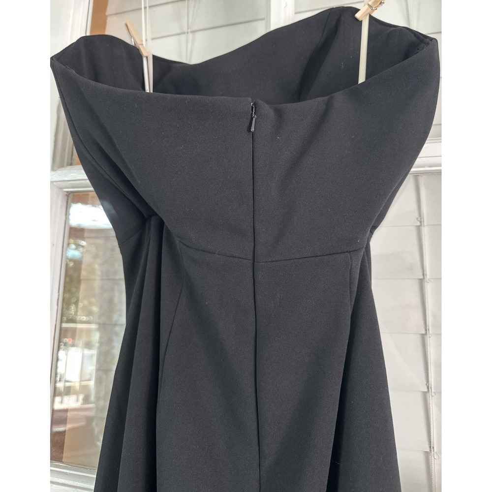 NWT JENNY YOO Stevie Bridesmaid Holiday NYE Dress Black Size 8 Black Tie Formal - Picture 8 of 10